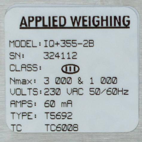 Weight Controller TASK355 T5692 New FS