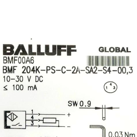 Cylinder switch BMF 204K-PS-C-2A-SA2-S4-00,3 New FS