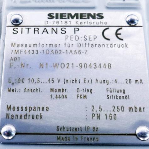 Messumformer für Differenzdruck  Neu