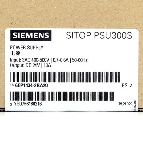 SITOP PSU300S 24 V/10 A stabilized power supply  