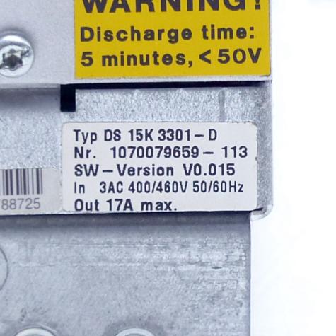 Servo Drive DS 15K3301-D Neu