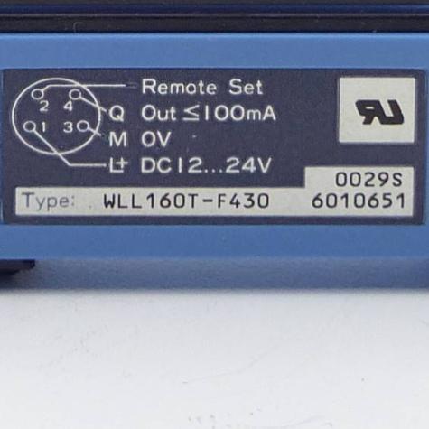 Lichtschranke für Lichtleiter WLL160T-F430  Neu