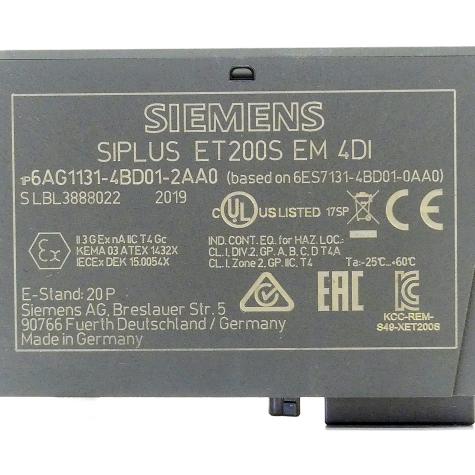 SIPLUS ET 200S EM 4DI  New