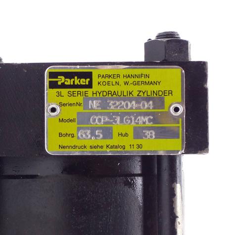 PARKER Hydraulikzylinder 63,5 x 38  Neu