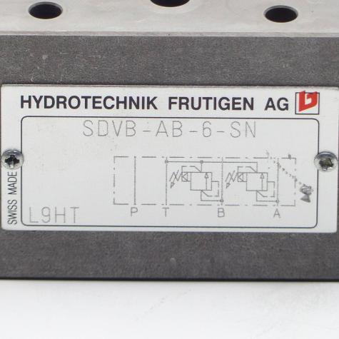 Sandwich-Druckbegrenzungsventil NG 6 DVPA-1-10-SN Neu