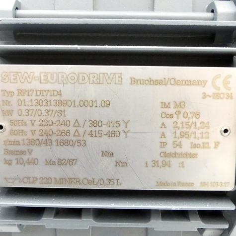 Getriebemotor RF17DT71D4 Neu