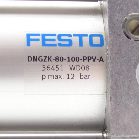 FESTO Kompaktzylinder DBGZK-80-100-PPV-A  Neu