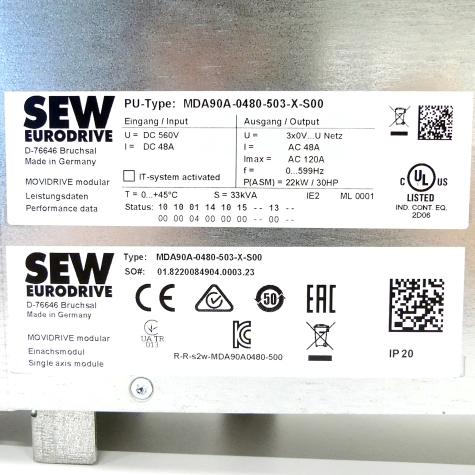 MOVIDRIVE® modular Single axis module  New FS