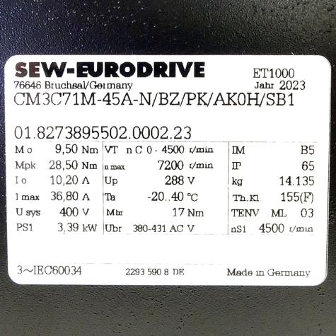 Synchronservomotor  Neu OVP