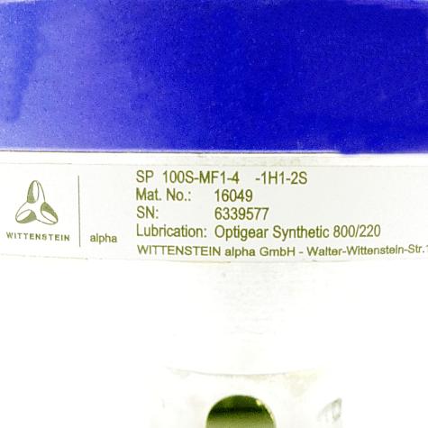 SP+ Planetary Gear SP 100S-MF1-4 -1H1-2S Used