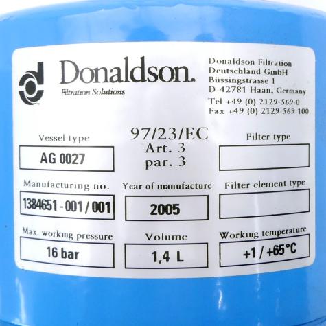 Submicrofilter AG 0027 New
