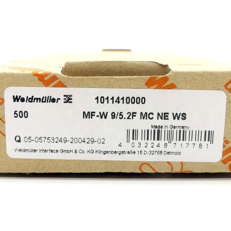 Klemmenmarkierer  (500 St.) MF-W 9/5.2F MC NE WS Neu OVP