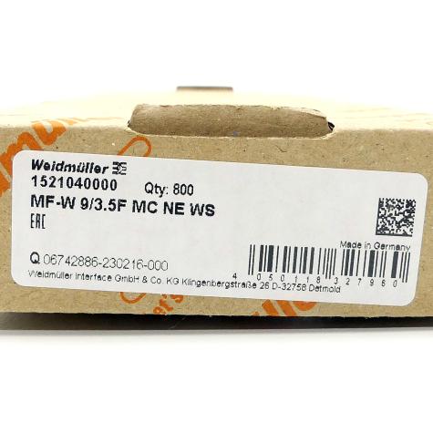 Terminal markers  (800 pcs.) MF-W 9/3.5F MC NE WS 