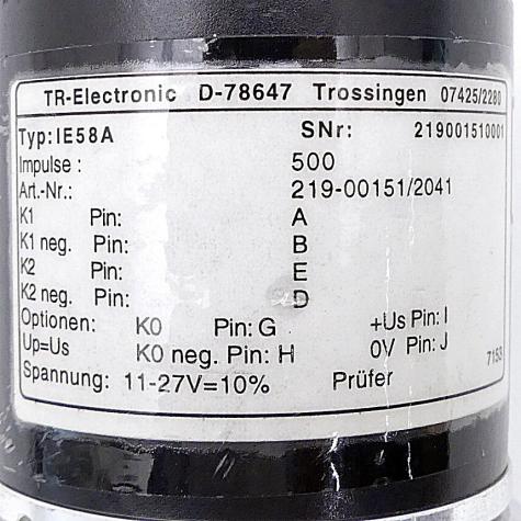 Inkrementaler Drehgeber IE58A Gebraucht