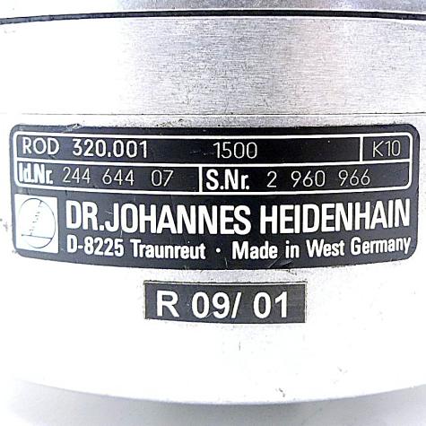 Rotary encoder ROD 320.001 1500 Used