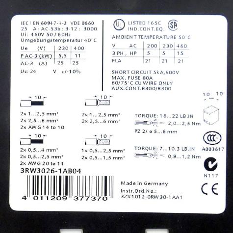 Softstarter  Used