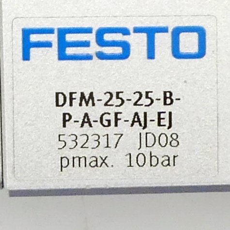 Führungszylinder DFM-25-25-B-P-A-GF-AJ-EJ 532317 Neu