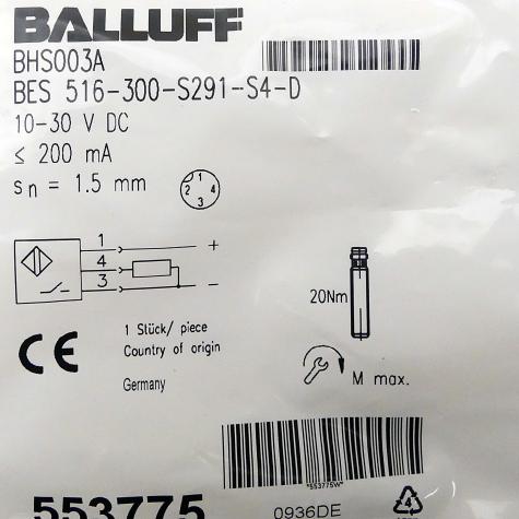 Hochdruckfester induktiver Sensor BHS003A Neu OVP