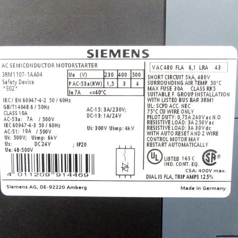 Semiconductor Motorstarter  Gebraucht