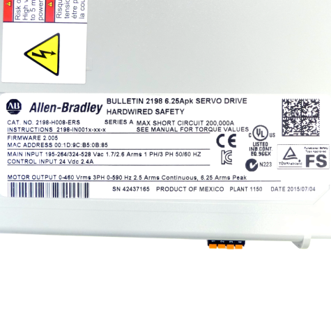 Servo Drive Kinetix 5500  Gebraucht