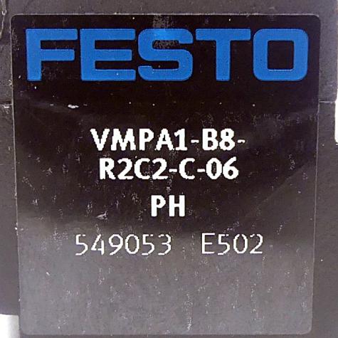 Regulator plate VMPA1-B8-R2C2-C-06 549053 Used