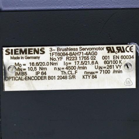 Brushless servo motor  Used