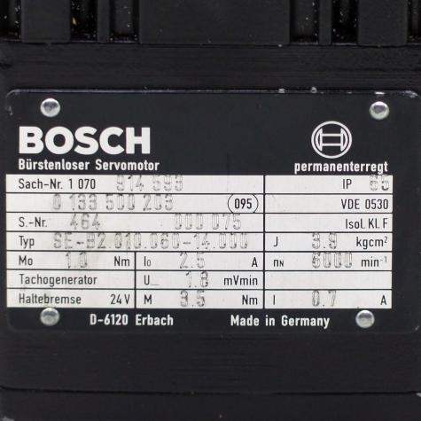 Brushless servo motor SE-B2.010.060-14.000 Used