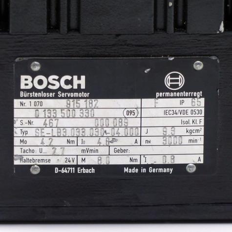 Brushless servo motor SE-LB3.033 030-04.000 Used