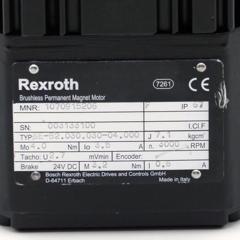 Bürstenloser Permanent Magnet Motor SE-B2.030.030-04.000 Gebraucht