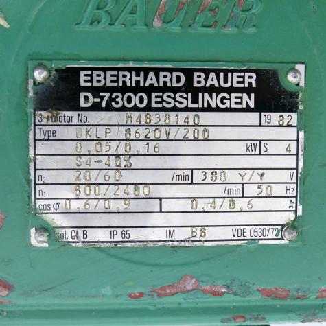 Getriebemotor GBR 50 WS Gebraucht