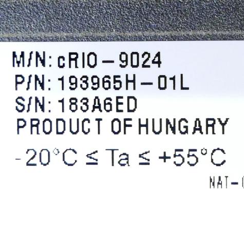 CompactRIO-Controller cRIO-9024  
