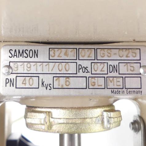 Pneumatic control Valve 919111/00 New