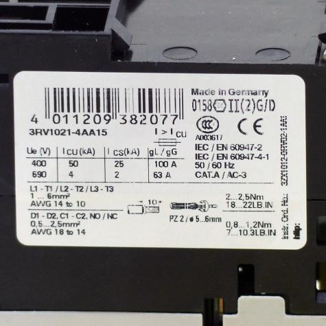 Motor protection Switch  New