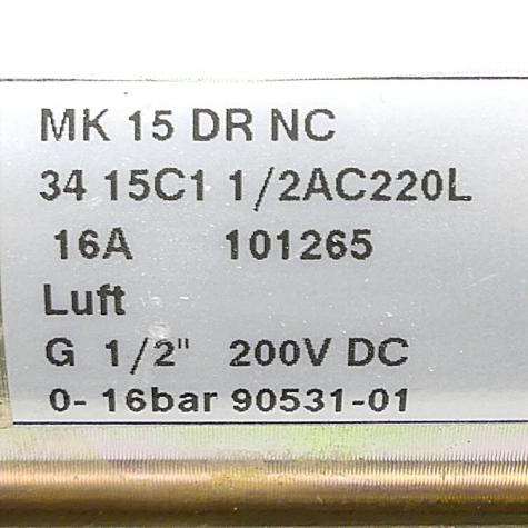 3/2 way valve MK 15 DR NC  New