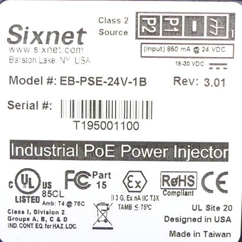 Injector EB-PSE-24V-1B Refurbished