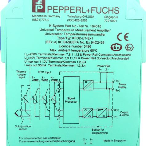 universal Temperature Measurement Amplifier  Used