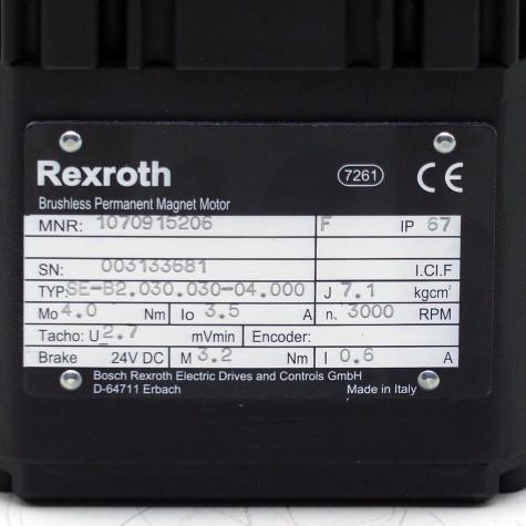 Servo Motor SE-B2.020.030-14.000 New FS