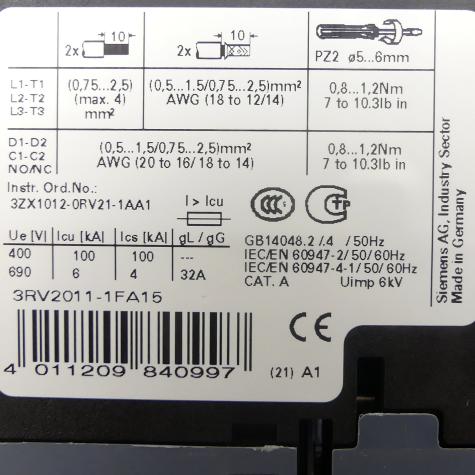 Circuit breaker  Used