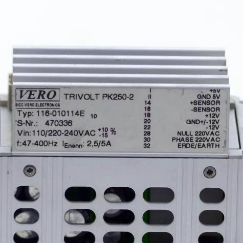 Netzteil Trivolt PK250-2  Neu