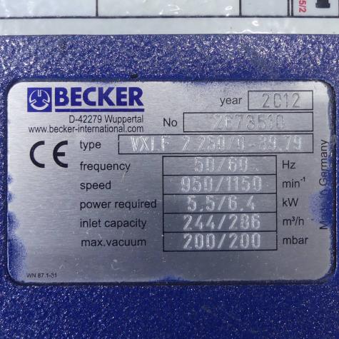 Rotary vane vacuum pump  Used