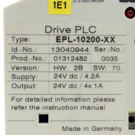 DRIVE PLC EPL-10200-XX Used