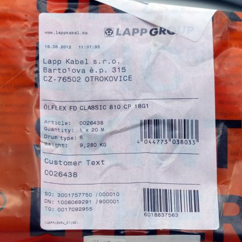 Drag chain Cable  New