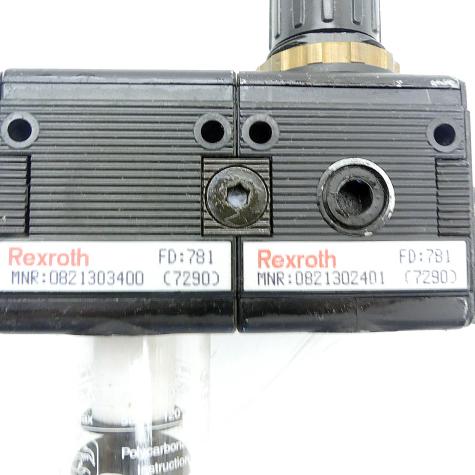 Druckregelventil und Filter NL2-FLS-G014-PNB-HO-05,00; NL2-RGS-G014-GAN-100-SS Gebraucht