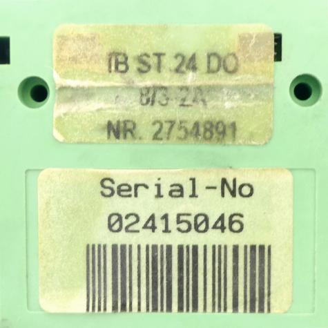 Interbus-Ausgabemodul  (ohne Modulelektronik) IB ST 24 DO 8/3-2A Gebraucht