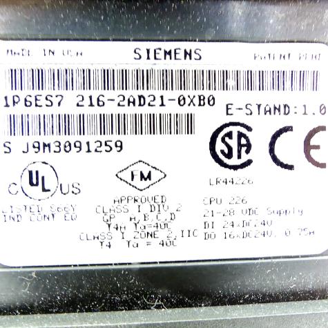 Simatic S7-200 216-2AD21-0XB0 Used