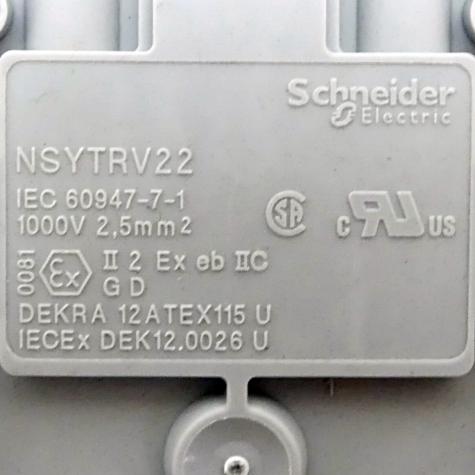 45 x Terminal block NSYTRV22 New