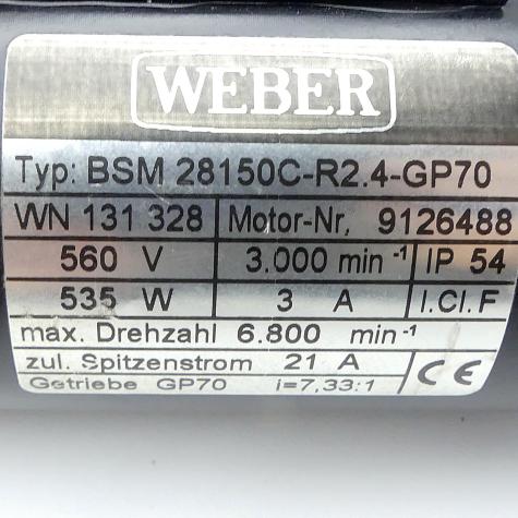 Screw spindle WN 131 328 Used