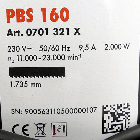 Portable band saw PBS 160 New FS