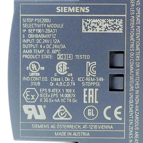 Selektivitätsmodul SITOP PSE200U Gebraucht