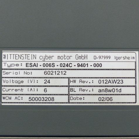 Servo Controller ESAI 006S  Used